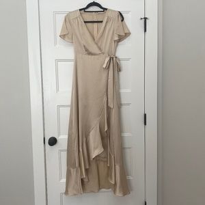 Satin Maxi Dress